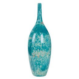 Keramická váza Actros modrá, 15x50 cm