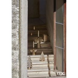 Vianočná dekorácia figúrka anjela s flitrami, 63x30x23 cm