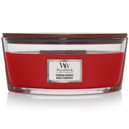 WoodWick - Crimson Berries, svíčka loď 453.6 g