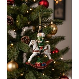 Christmas Toys hrací skříňka/svícen, Santa s dárky, 16x16x21,5 cm, Villeroy & Boch