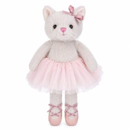 Plyšová kočička baletka Sweet Albertina šedá, 25 cm