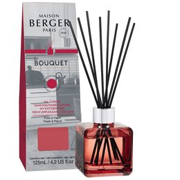 Maison Berger Paris - Aroma difuzér CUBE, Proti zápachu z kuchyne - svieža kvetinová vôňa, 125 ml