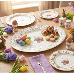 Velikonoční servírovací dělený tác Spring Bloom 25x25cm, Easy Life