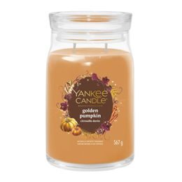 Yankee Candle - Signature vonná svíčka Golden Pumpkin, 567g