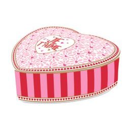 Porcelánová dóza na šperky ve tvaru srdcem Cuoricini 12x6 cm, Easy Life