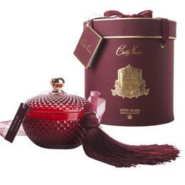 Côte Noire - Round Art Deco svíčka Red & Gold, Rose Oud