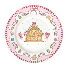 Vánoční dezertní talíř Sweet Christmas 19,5cm, Easy Life