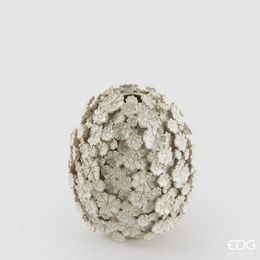 Keramická váza Quadrifoglio štvorlístok béžová, 24,5x20,5cm