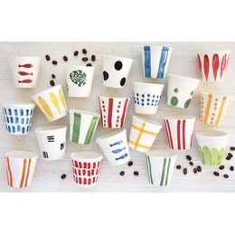 Porcelánová sada hrnků na espresso bez ucha 4ks Caffe Fantasia 60 ml, Easy Life