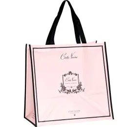 Côte Noire - dárková taška na větší svíčku růžová, 24x45x14 cm