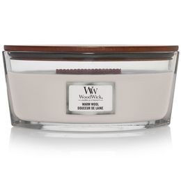 WoodWick - Warm Wool, svíčka loď 453.6 g