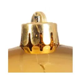 Sada plastových zlatých ozdob 9ks, 8 cm