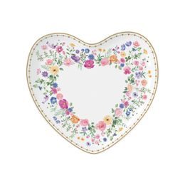 Porcelánový tanier v tvare srdca Mon Amour 20x19 cm, Easy Life