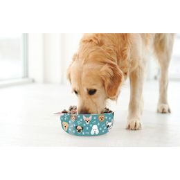 Porcelánová miska pre psov 15,5 cm Dogs Family v darčekovej krabici, Easy Life