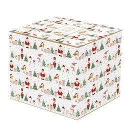 Vianočný porcelánový hrnček na čaj/kávu Let it Snow 400ml, Easy Life