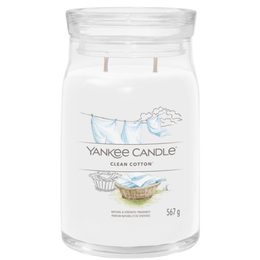 Yankee Candle - Signature vonná sviečka Clean Cotton, 567g