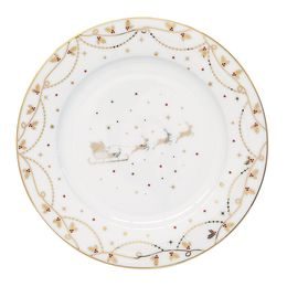 Vianočný porcelánový dezertný tanier Christmas Lights 19 cm, Easy Life