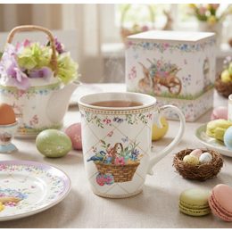 Velikonoční set čajová konvice 600ml a 2 šálky 160ml Spring Bloom, Easy Life