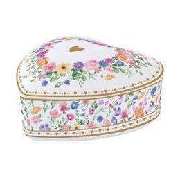 Porcelánová šperkovnica v tvare srdca Mon Amour 12 cm, Easy Life