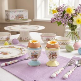 Velikonoční set čajová konvice 600ml a 2 šálky 160ml Spring Bloom, Easy Life