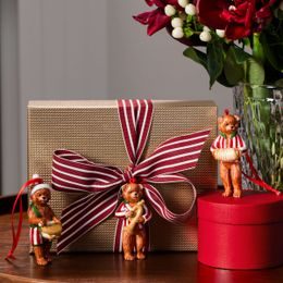 Christmas Chic sada kónických sviečok bielo-zlatá 4ks 29×2 cm, Villeroy & Boch
