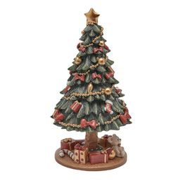 Vianočná dekorácia stromček s darčekmi, 23x13 cm