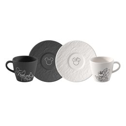 Man. Rock Mickey Mouse Šálky s podšálky na espresso 2ks, Villeroy & Boch