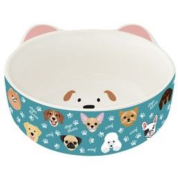 Porcelánová miska pre psov 20,5 cm Dogs Family v darčekovej krabici, Easy Life