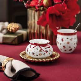 Toy 's Delight Royal Classic Decoration Svietnik na čajovú sviečku v tvare šálky s podšálkou, Villeroy & Boch