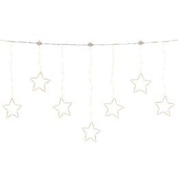 Vánoční světelný věnec zlatý 720 LED, 60 cm