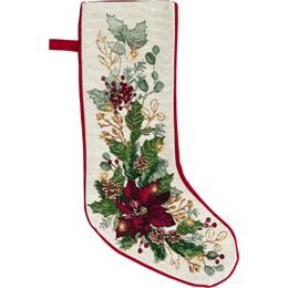 Vánoční ponožka Crimson 21x48 cm vánoční hvězda, Sander