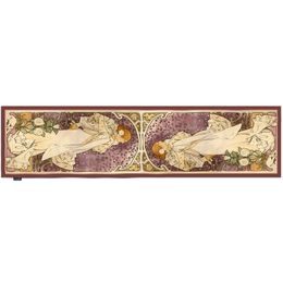 Hodvábna šatka Zodiac 90x90cm, Alfons Mucha