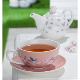 Porcelánová čajová súprava pre jedného 400 ml Flower Magic