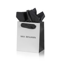 Max Benjamin - bílá dárková taška malá