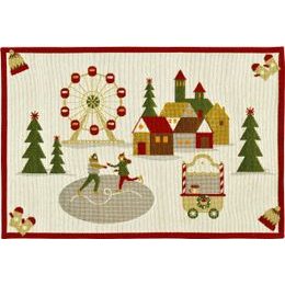 Vánoční gobelínové prostírání X-mas Joyride 32x48 cm, Sander