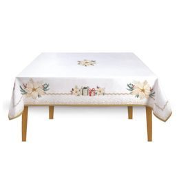 Vánoční ubrus na stůl White Elegance 180x145cm, Easy Life