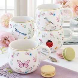 Porcelánová sada 2 hrnků Country Life v dárkovém balení 275ml, Easy Life