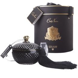 Côte Noire - Round Art Deco svíčka Black & Gold, Královna noci