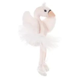 Plyšová labuť baletka Little Odette bílá, 15 cm