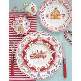 Vánoční dezertní talíř Sweet Christmas 19,5cm, Easy Life