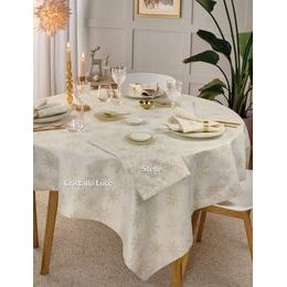 Vianočný pléd Cozy Trees 130 x 170 cm krémový, Sander