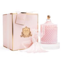 Côte Noire - Large Art Deco svíčka Pink & Gold, Růžové šampaňské