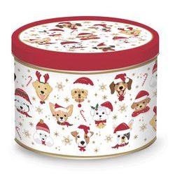 Vánoční porcelánová sada dezertní talíře 4ks Jingle Bells 19cm, Easy Life