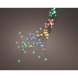 Vánoční světelný řetěz barevný 672 LED, 210 cm