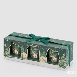 Vianočná sada vonných sviečok 3ks Noel kardamóm, 6×5 cm
