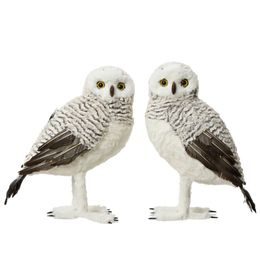 Vianočná dekorácia sova 1ks, 24x36x48 cm