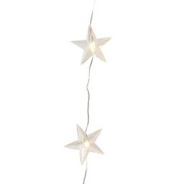 Ozdoba Mořská hvězda bílá/růžová 1ks, 17 cm