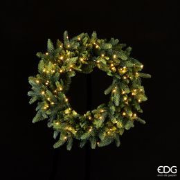 Vánoční věnec s LED osvětlením, 60 cm