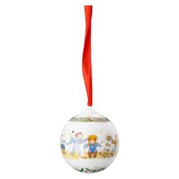 Vánoční porcelánová ozdoba na stromeček koule Christmas Lights 6 cm, Rosenthal