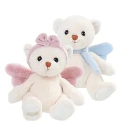 Plyšový medvídek Guardian Angel růžový baby, 18 cm
